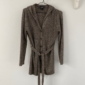 Hooded Cardigan Sweater